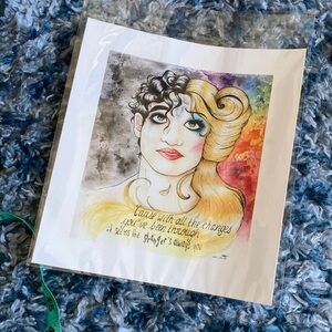 Hedwig & the Angry Inch Darren Criss 8x9” art print Wicked Little Town